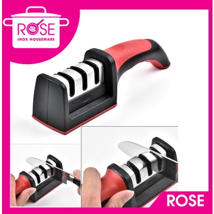 Dụng cụ mài dao kéo 3 cấp độ cầm tay mài dao nhanh bén siêu tiện lợi