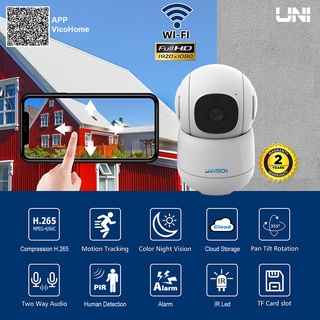 Camera IP Robot Wifi 2Mp Uniarch T1L-2WT