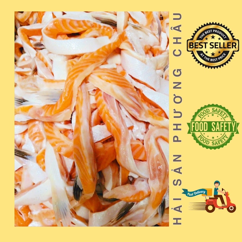 [HỎA TỐC SG] Lườn cá hồi Nauy béo thơm bổ dưỡng 500g