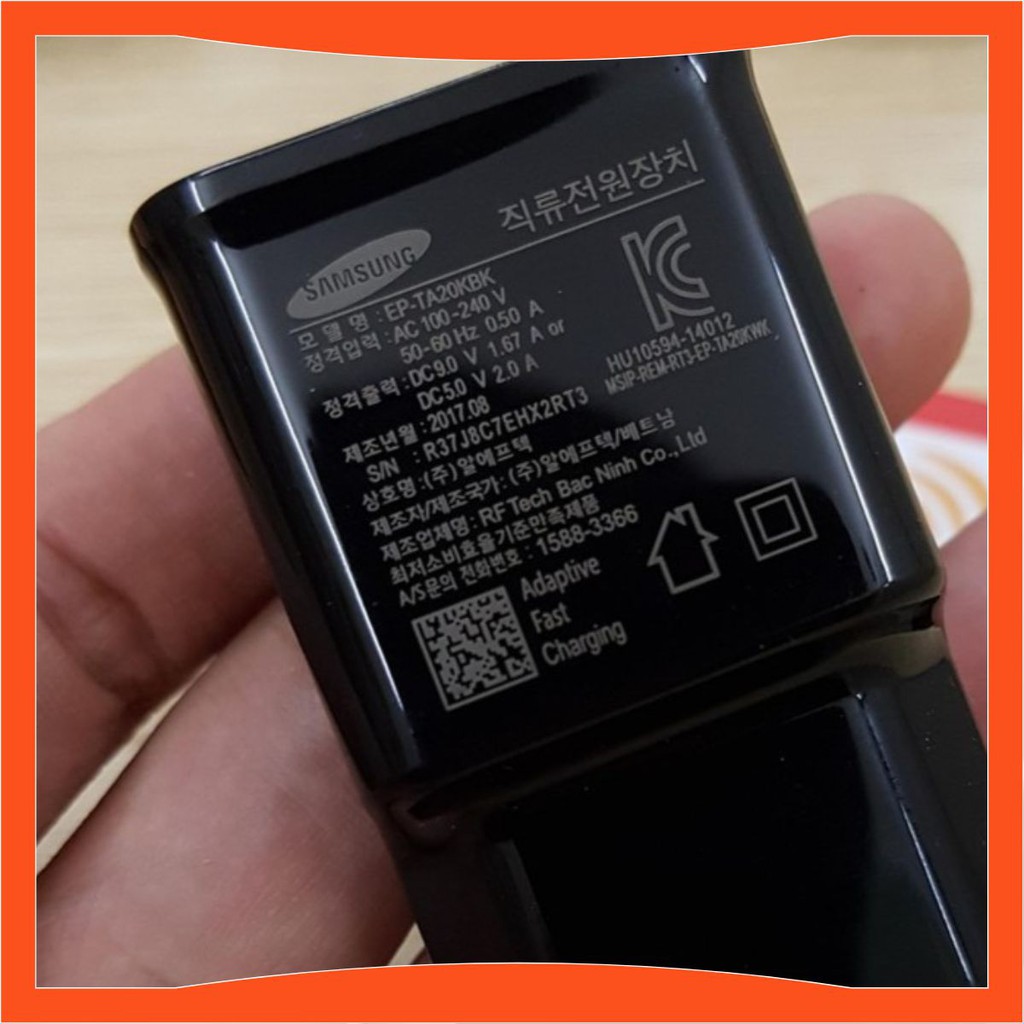 Cục sạc nhanh Samsung Galaxy Note 8, S9, S8, S7 Fast Charge