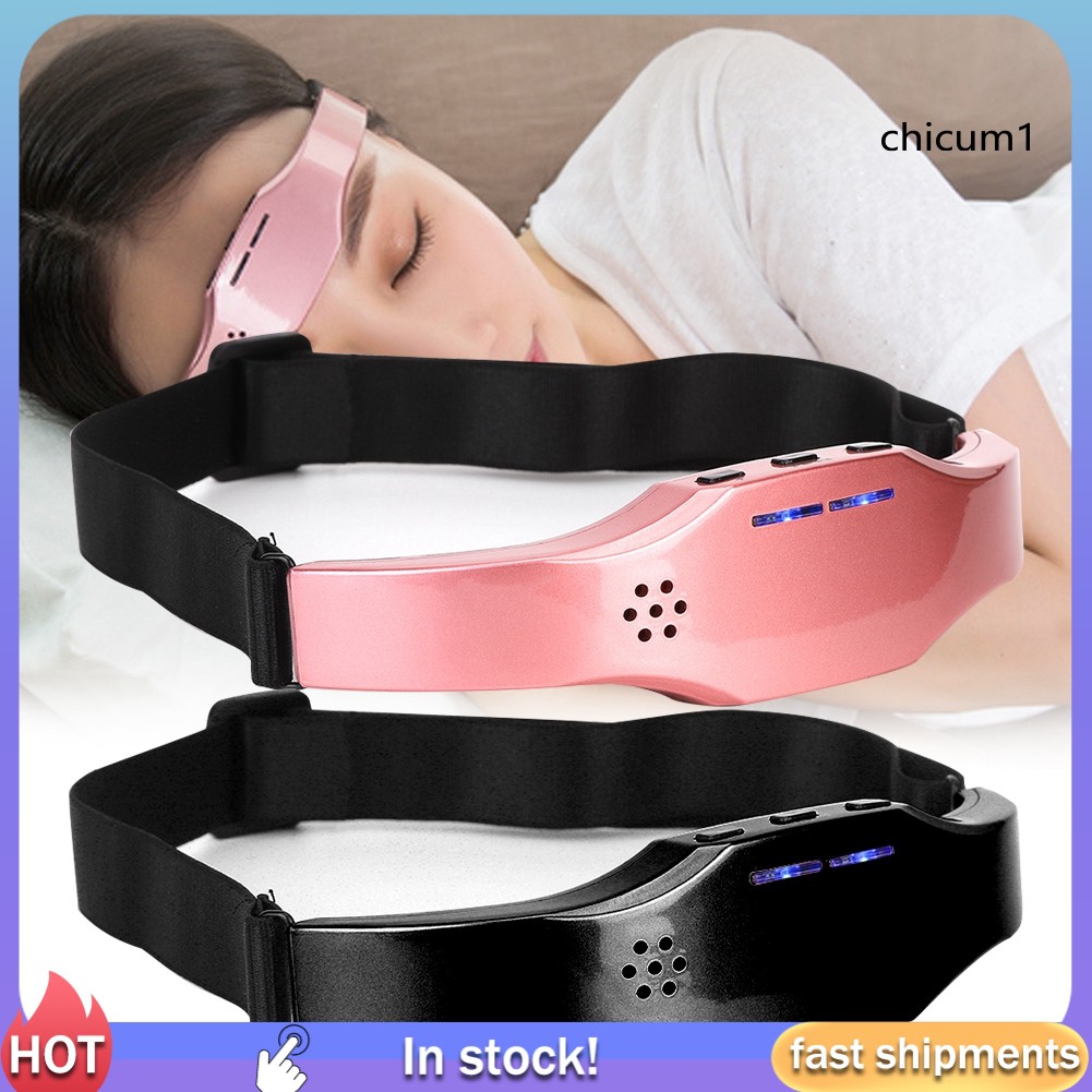 [Hàng mới về] Máy massage đầu chạy điện không dây USB hỗ trợ giảm căng thẳng chăm sóc sức khỏe chống khó ngủ