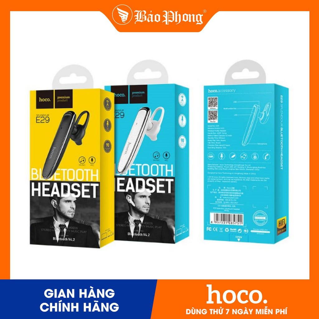 Tai nghe bluetooth HOCO E29 Splendour- Chính hãng