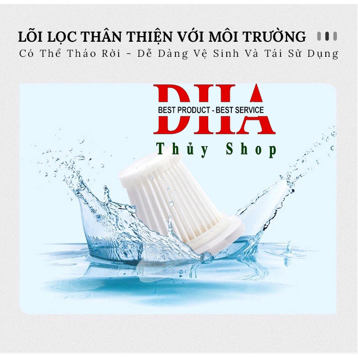 Máy hút bụi cầm tay mini không dây, Máy hút bụi xe ô tô, giường nệm, lông chó mèo đa chức năng siêu tiện lợi