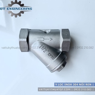 Y lọc inox 304 nối ren | dn15,dn20,dn25