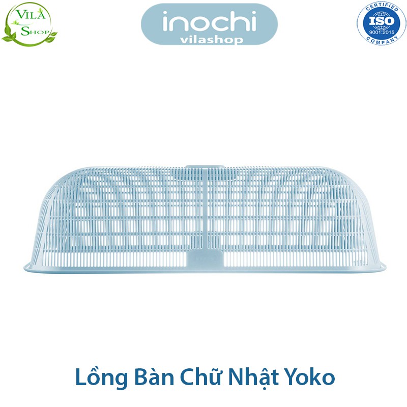 Lồng Bàn Nhựa, Lồng Bàn Bảo Quản Thức Ăn Chữ Nhật Yoko Inochi, Nhựa Cao Cấp Thông Minh Kháng Khuẩn Không Mùi