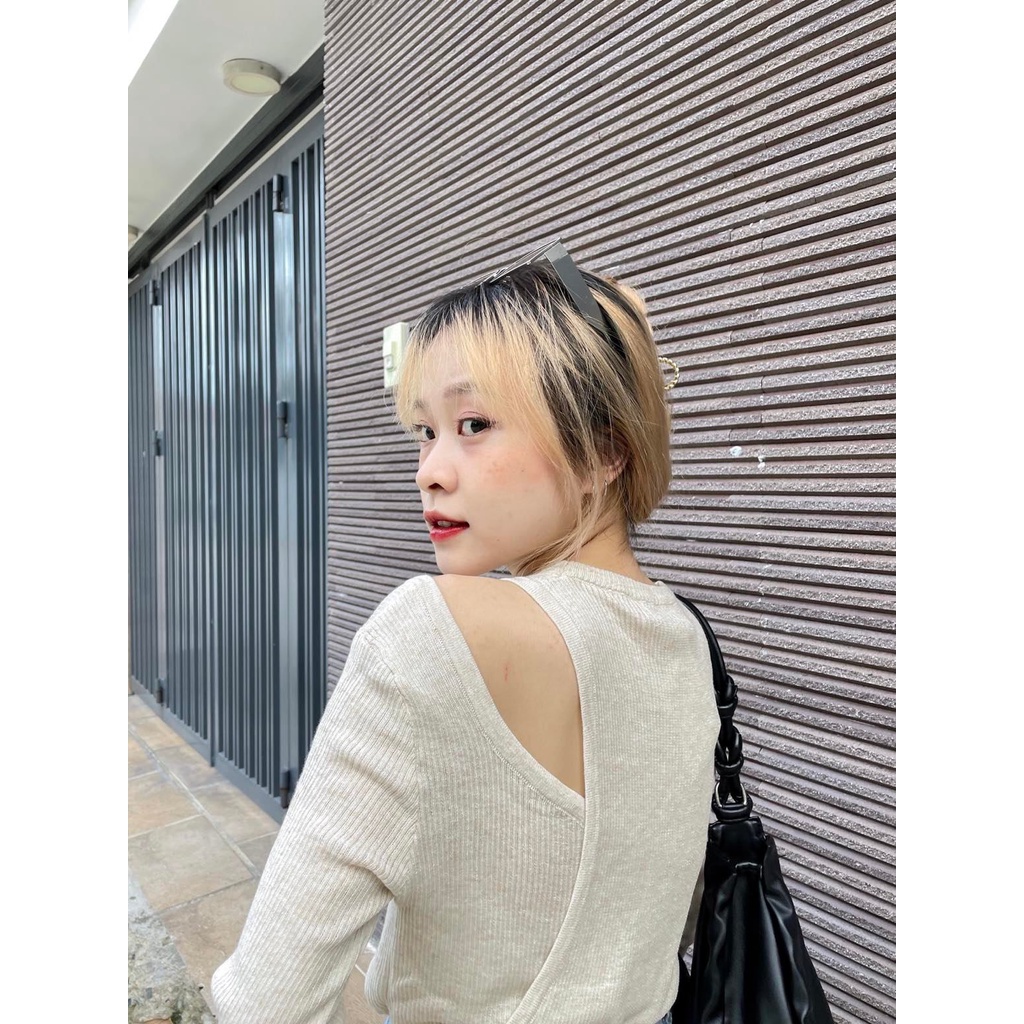 Cut out top - Áo kiểu cắt vai Hàn Quốc - Remmus.vn