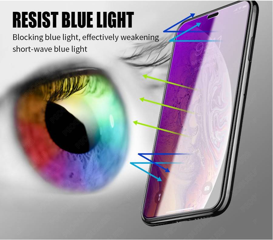 Miếng dán cường lực bảo vệ màn hình chống tia UV mạnh mẽ dành cho iPhone 12 Mini 11 Pro XS Max XR X 8 7 6 6s Plus