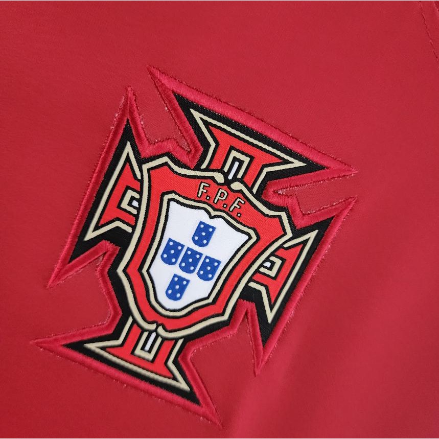 Áo Thun Đá Banh Màu Đỏ Cho Fan Hâm Mộ Portugal 2022