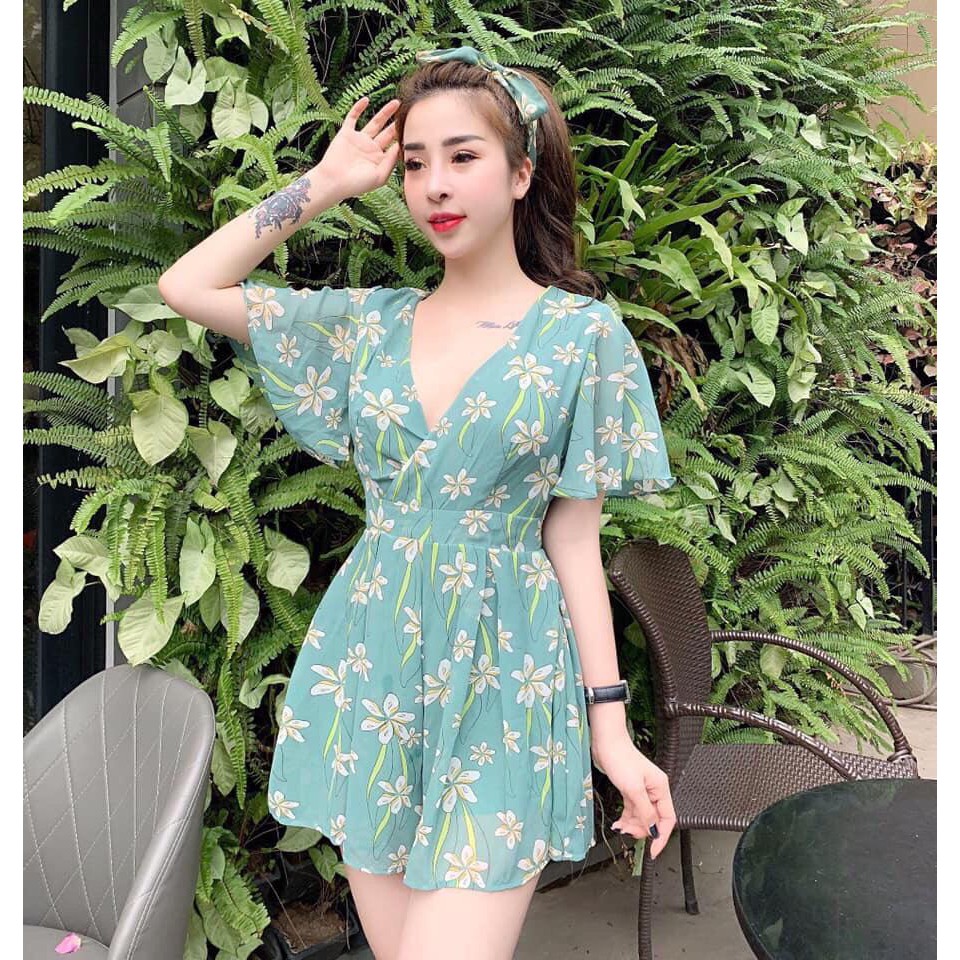 (Hàng có sẵn) JUMP VOAN CHIFFON HỌA TIẾT HOA CỰC XINH CHO NÀNG