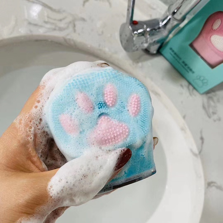 Máy rửa mặt Cao Cấp Wonder Kitty - Máy massage mặt xinh xắn tặng kèm cáp sạc