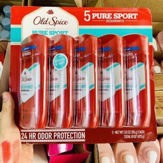 Combo 5 Lăn khử mùi Old Spice Pure Sport 85g của Mỹ