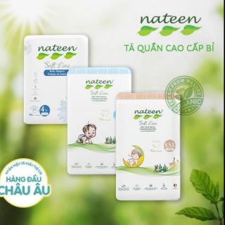 Bỉm dán/quần hữu cơ  Nateen nội địa Bỉ cho bé S56