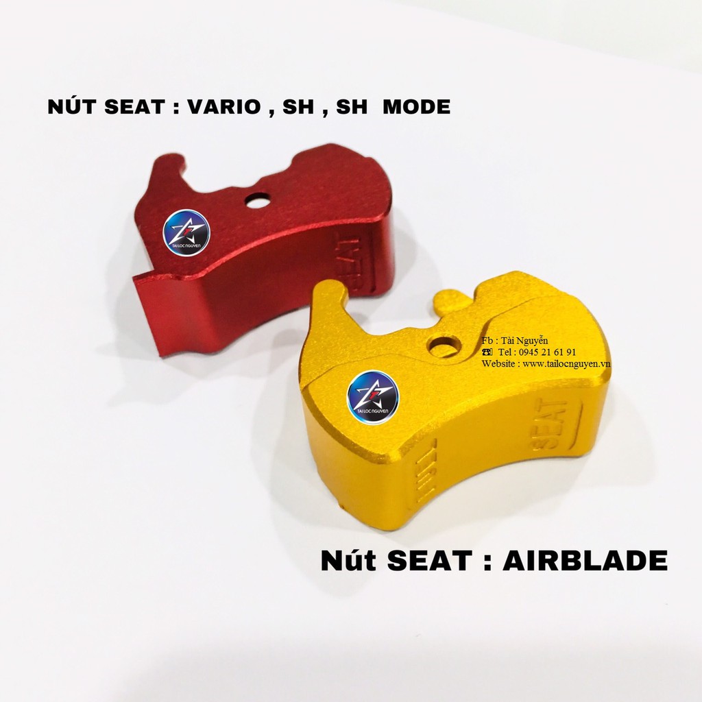 NÚM SEAT CNC BẬT MỞ YÊN CHO XE MÁY