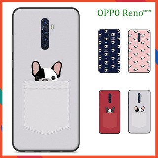 Ốp điện thoại mềm in hình chú cún dễ thương dành cho OPPO Reno 2 2F