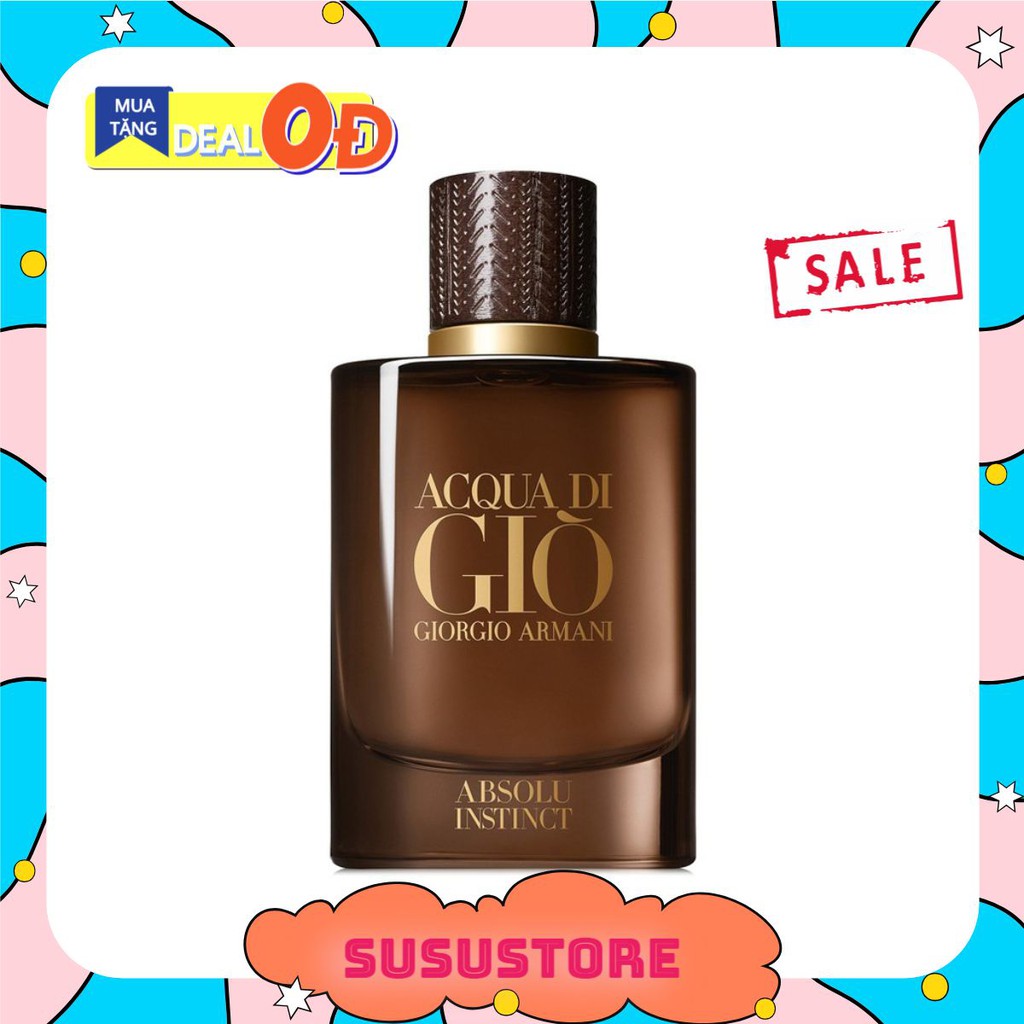 (Susustore) Nước hoa dùng thử Acqua Di Gio Absolu Instinct (Kèm quà)