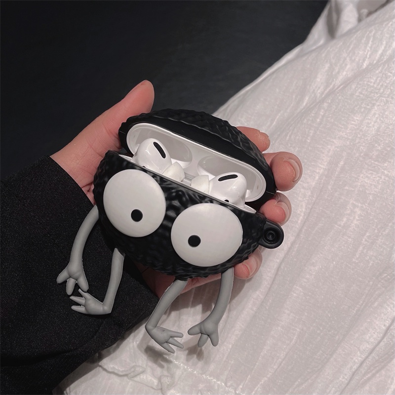 Vỏ bảo vệ hộp sạc tai nghe Bluetooth AirPods 1/2 AirPods Pro bằng silicon hình Briquettes độc đáo thời trang