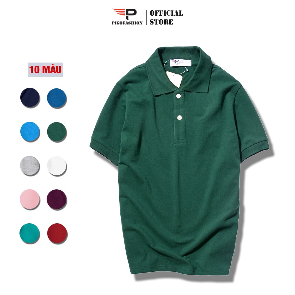 Áo thun nam polo cao cấp Pigofashion Zab19 Xanh đen | BigBuy360 - bigbuy360.vn