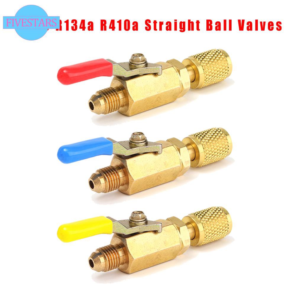 Van bi thẳng 1/4" SAE A/C dùng cho máy lạnh R410a tiêu chuẩn