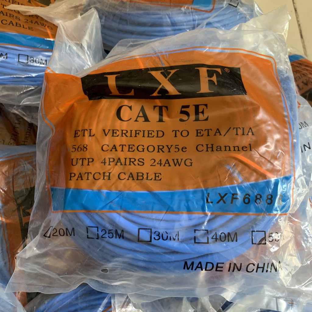 Cable Lan 💎𝓕𝓡𝓔𝓔𝓢𝓗𝓘𝓟💎Cáp mạng Lan UTP Cat 5E Bấm Sẵn 3M 5M 10M 15M 20M 25M 35M 45M 50M  SPTECH COMPUTER