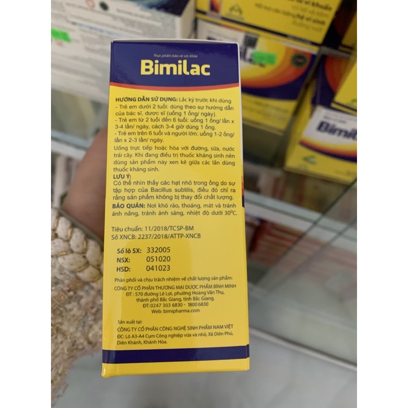 Men vi sinh Bimilac