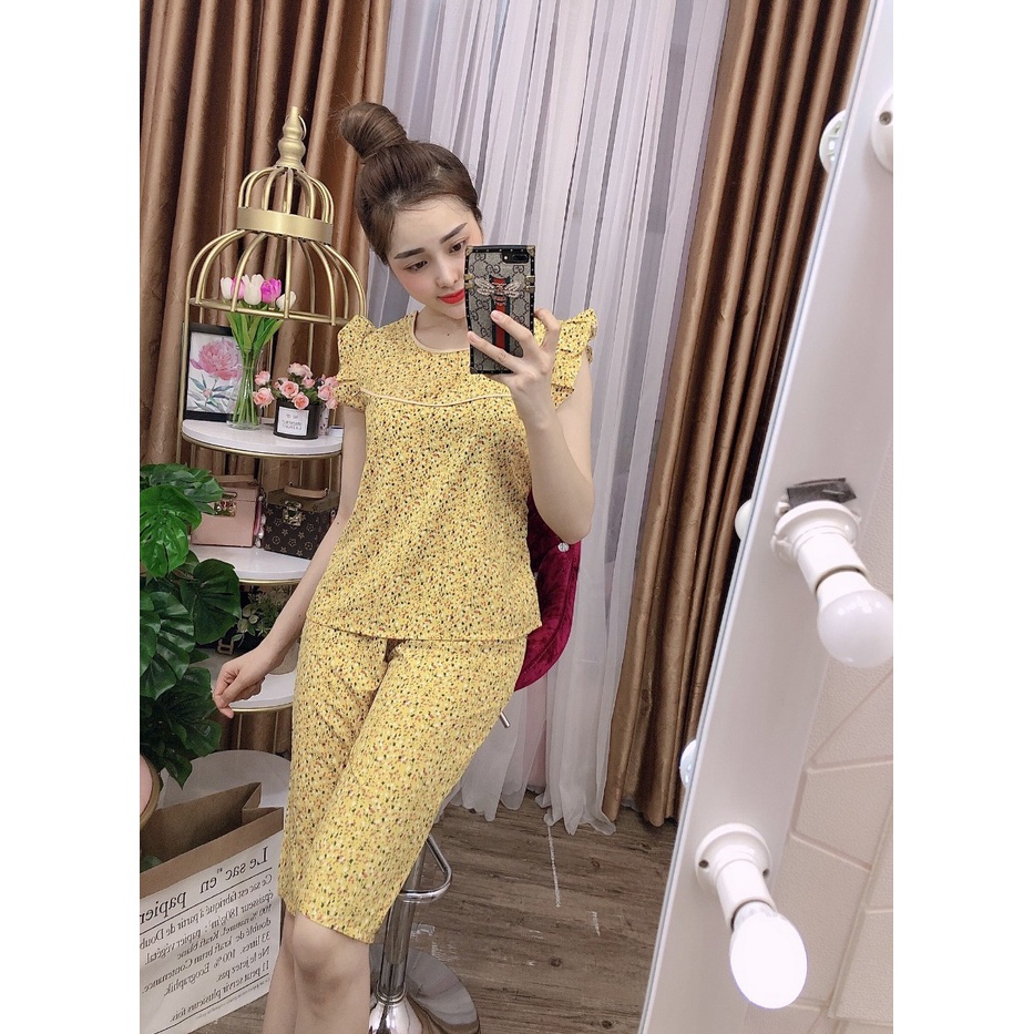ĐỒ BỘ LỤA LỬNG TAY CÁNH TIÊN MẶC NHÀ SIZE 40-65KG-CGANG