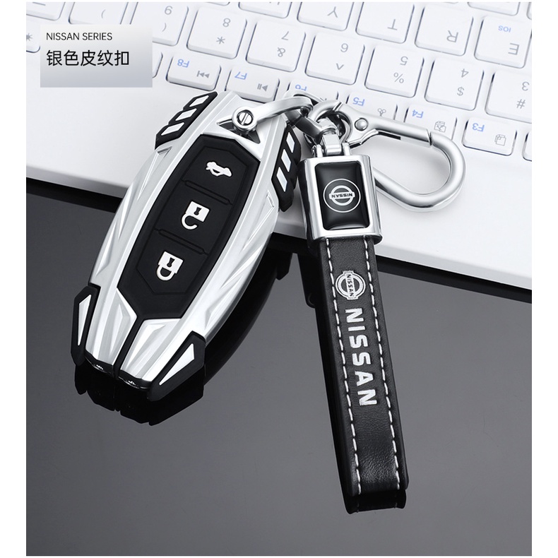 Ốp Bảo Vệ Chìa Khóa Xe Hơi Bằng Hợp Kim Kẽm Dành Cho Nissan Qashqai Juke J10 J11 X-Trail T32 T31 Kicks Tiida Pathfinder Note