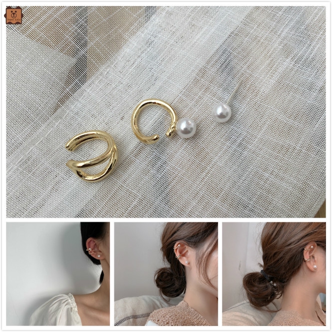 Set 3 khuyên tại phong cách thời trang Hàn dành cho nữ