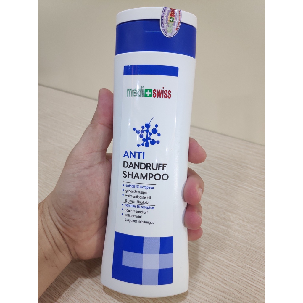 Dầu gội sạch gàu MEDI+SWISS ANTI DANDRUFF SHAMPOO nhập khẩu đức