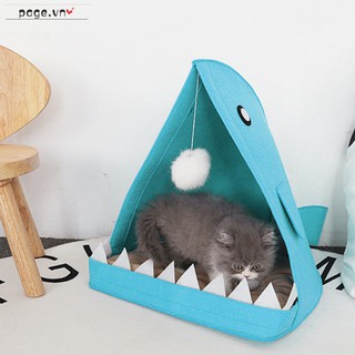 Giường ngủ hình cá mập cho thú cưng