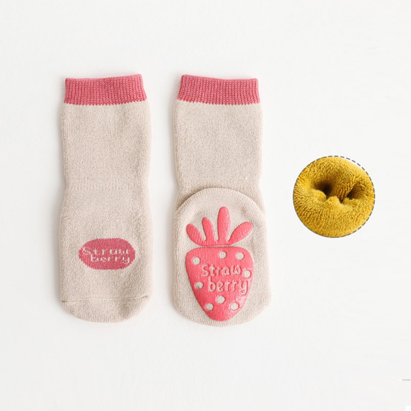 Vớ Cotton Cao Tới Gối Chống Trượt Giữ Ấm Dành Cho Bé