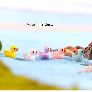 Vịt con mini trang trí chậu cây, vườn terrarium bể cá, tiểu cảnh