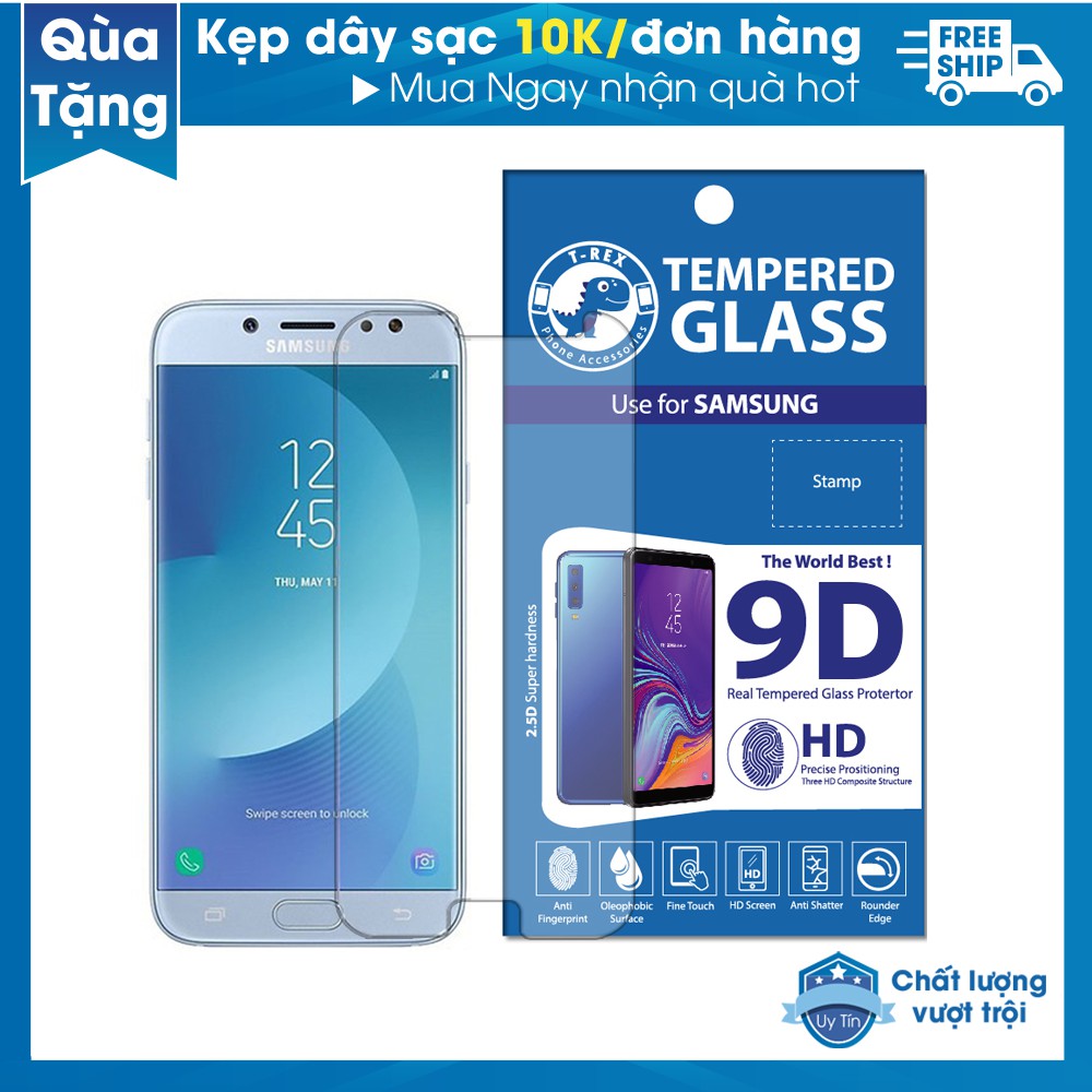 Kính Cường Lực 9D T-Rex Samsung Dòng A (Không Cần Bôi Keo UV) (A9 A8 A10 A20 A30 A31 A50 A51 A70 A71 A80 A90 S)