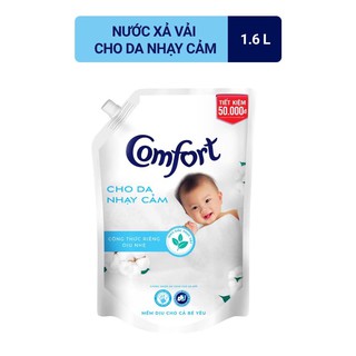 Nước xả vải Comfort Cho Da Nhạy Cảm túi 1.8L (mẫu mới)