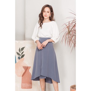 KOKA Design Sơ mi cổ thuyền tay bom 53801