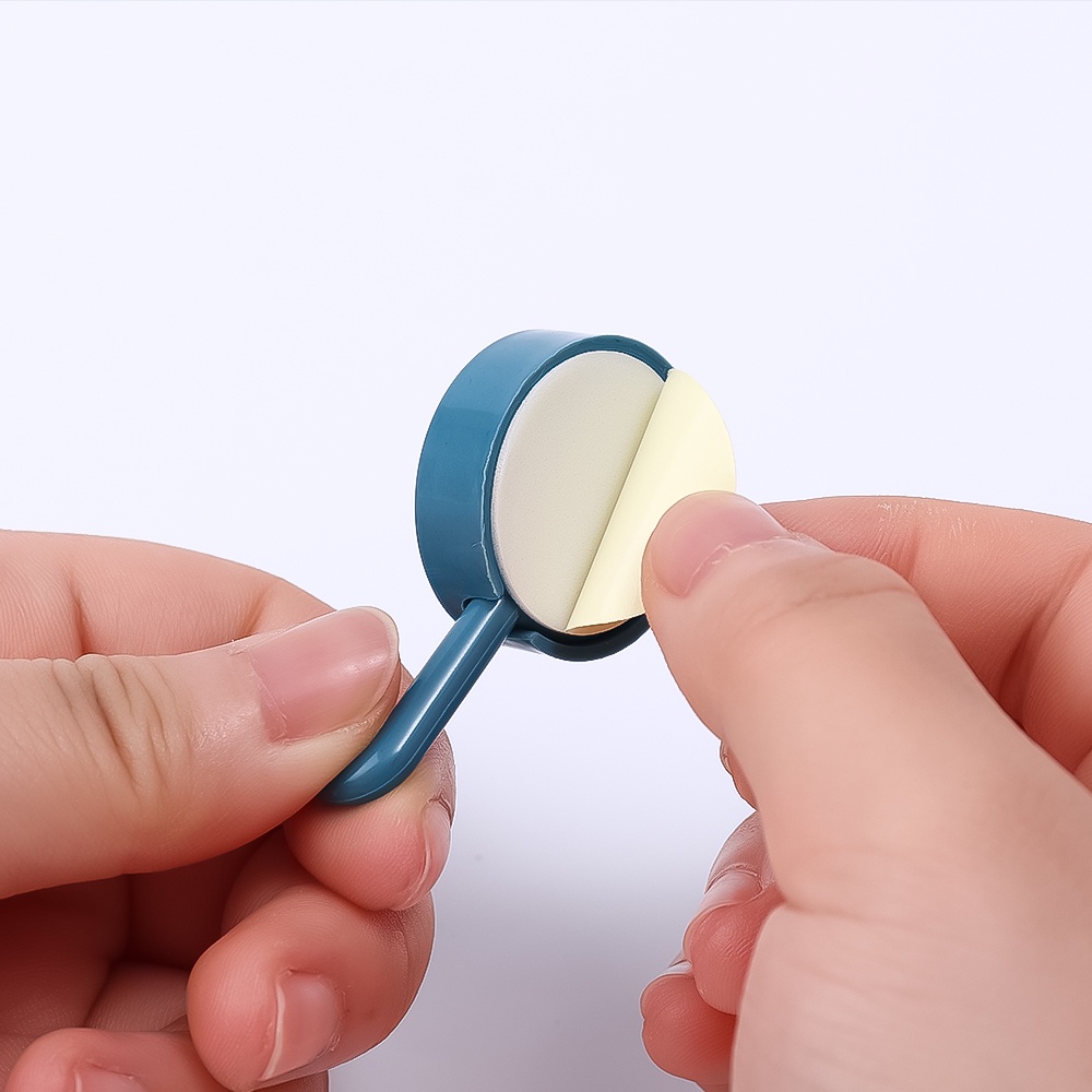 Set 10 Móc Treo Đồ Dán Tường Chống Thấm Nước Nhiều Màu Sắc