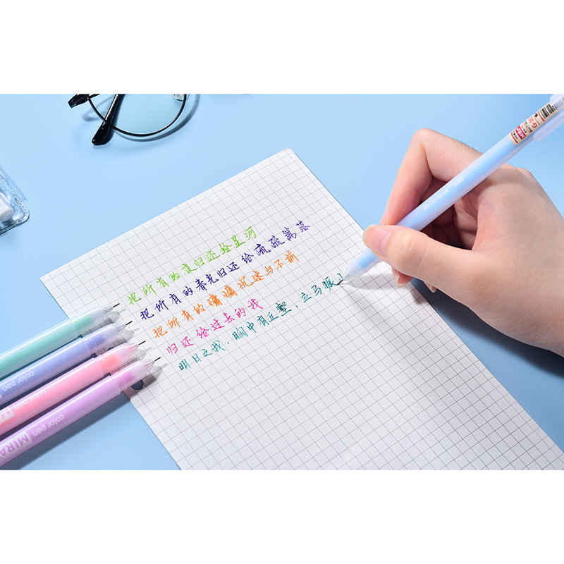 Bút mực gel Mira văn phòng phẩm Leng Keng bút viết calligraphy ngòi 0.5mm