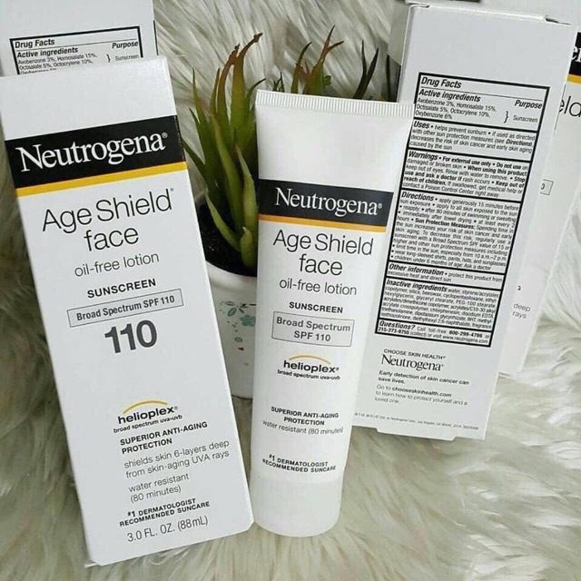 Kem Chống Nắng Ngăn Ngừa Lão Hóa #Neutrogena Age Shield Face SPF 110