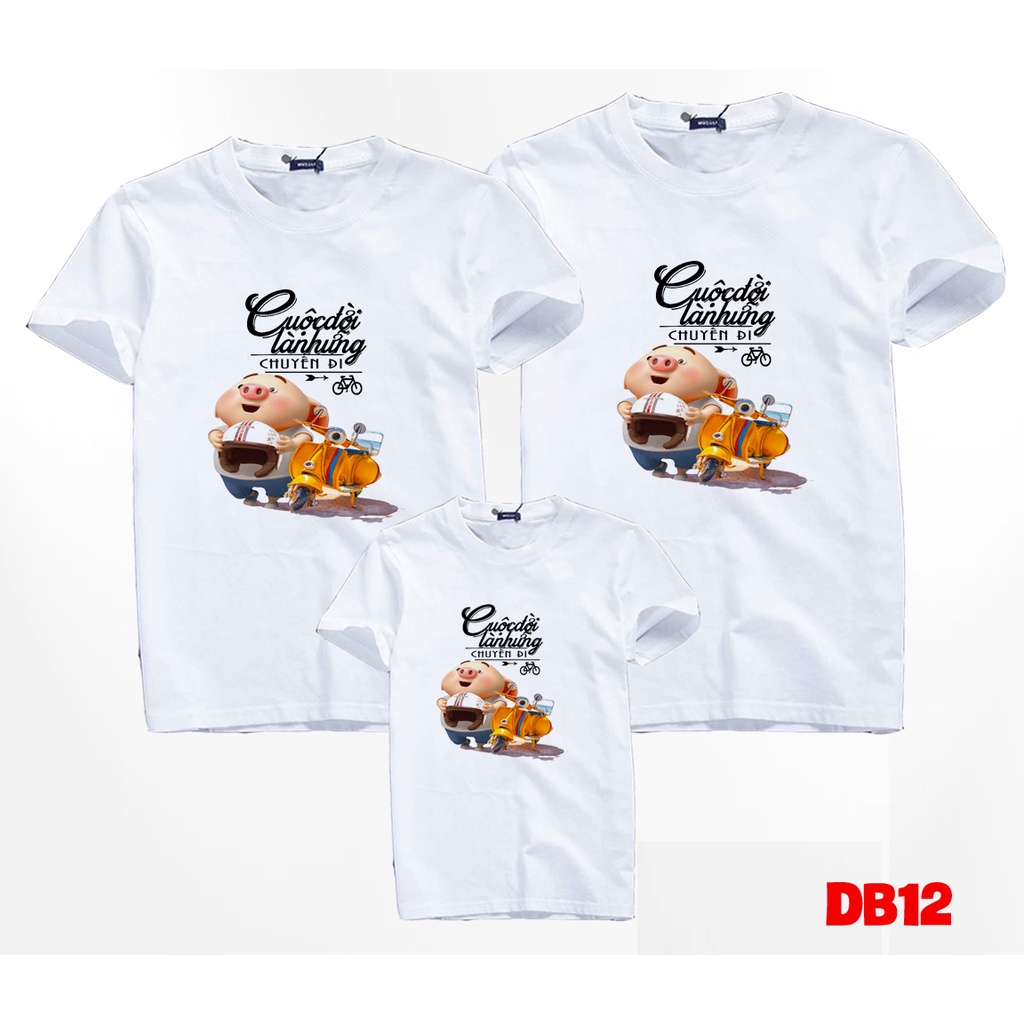 Áo Đi Biển Gia Đình Có Size Đại Cho Bé Trai Bé Gái 2 6 8 Tuổi Và 35kg - KTQN TSHIRT AND UNIFORM