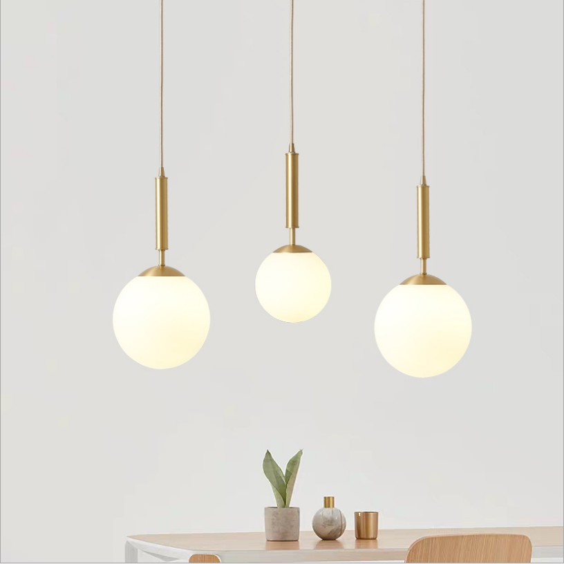 Đèn Thả Chao Thủy Tinh Địa Cầu Sử Dụng Để Trang Trí Phòng Ngủ, Phòng Bếp, Phòng Khách, Nhà Hàng, Quán Cafe