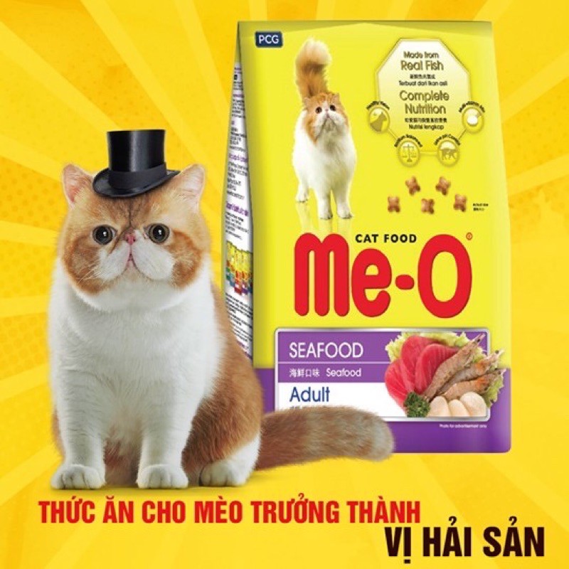 Thức ăn cho mèo Me-O vị hải sản 350gr