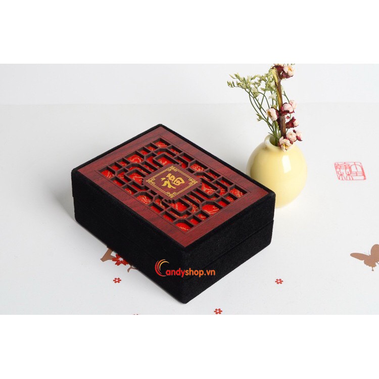 [HCM] Hộp vải nhung đựng trang sức chữ Phúc - Candyshop88 | BigBuy360 - bigbuy360.vn