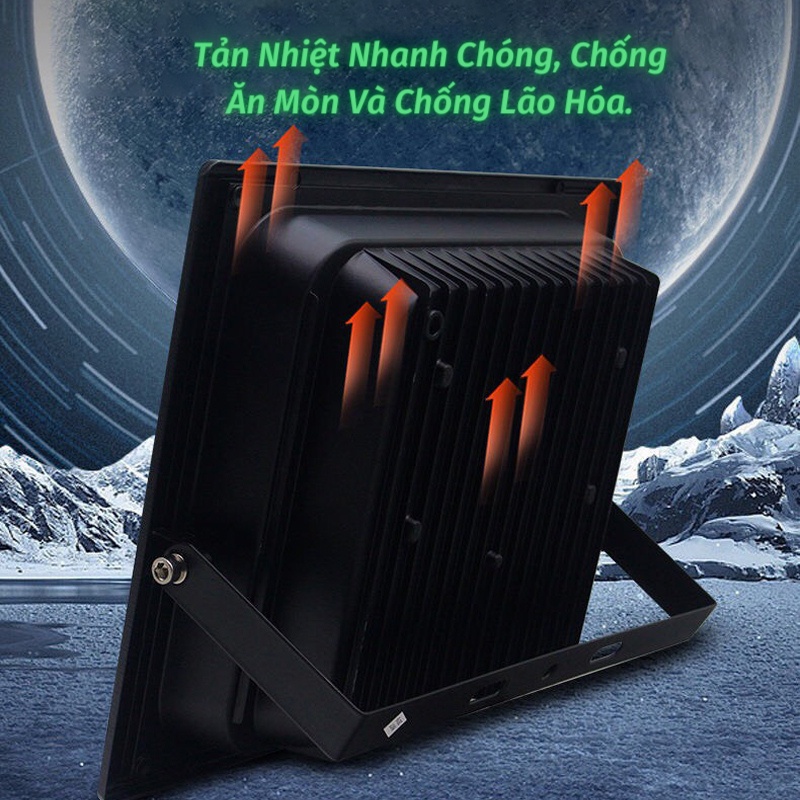 Đèn Led Năng Lượng Mặt Trời Siêu Sáng Đèn Pha Led Năng Lượng Chống Nước Ngoài Trời SOLAR LIGHT ASAKI OFFICIAL