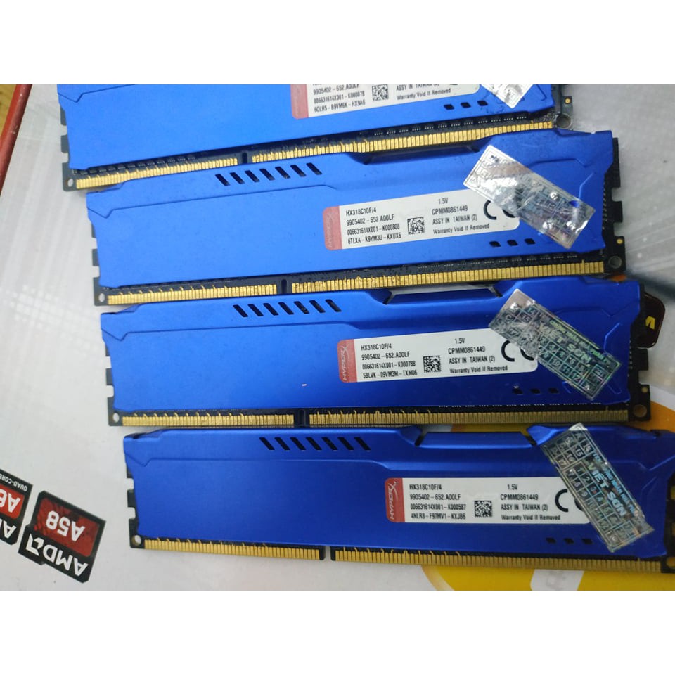 RAM Kingston HyperX Fury Blue 4GB DDR3 CHÍNH HÃNG  ( Tem Viet son phân phối)