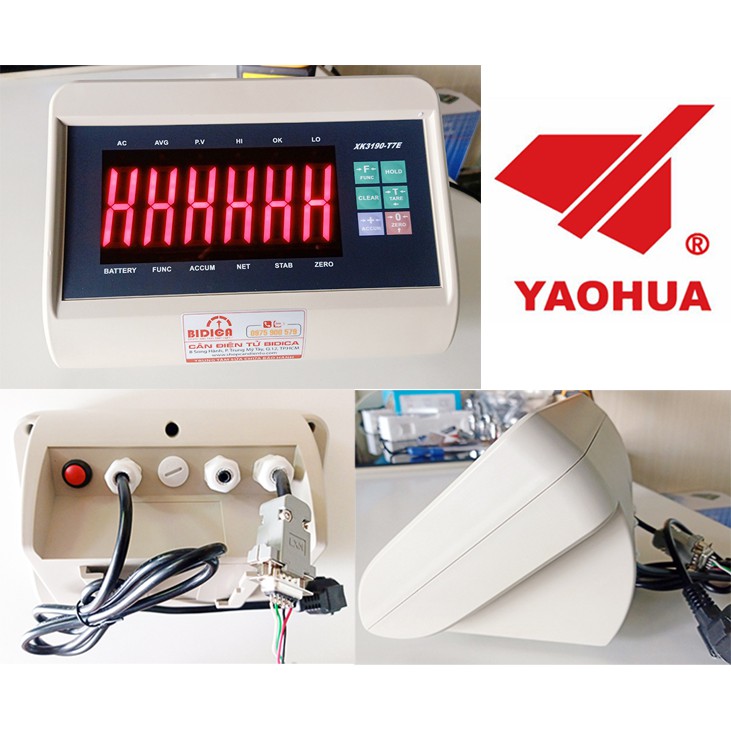 Cân Bàn Điện Tử 500kg Yaohua T7E KT 50x60cm Chuyên Cân Sắt Thép, Trà, Cà Phê