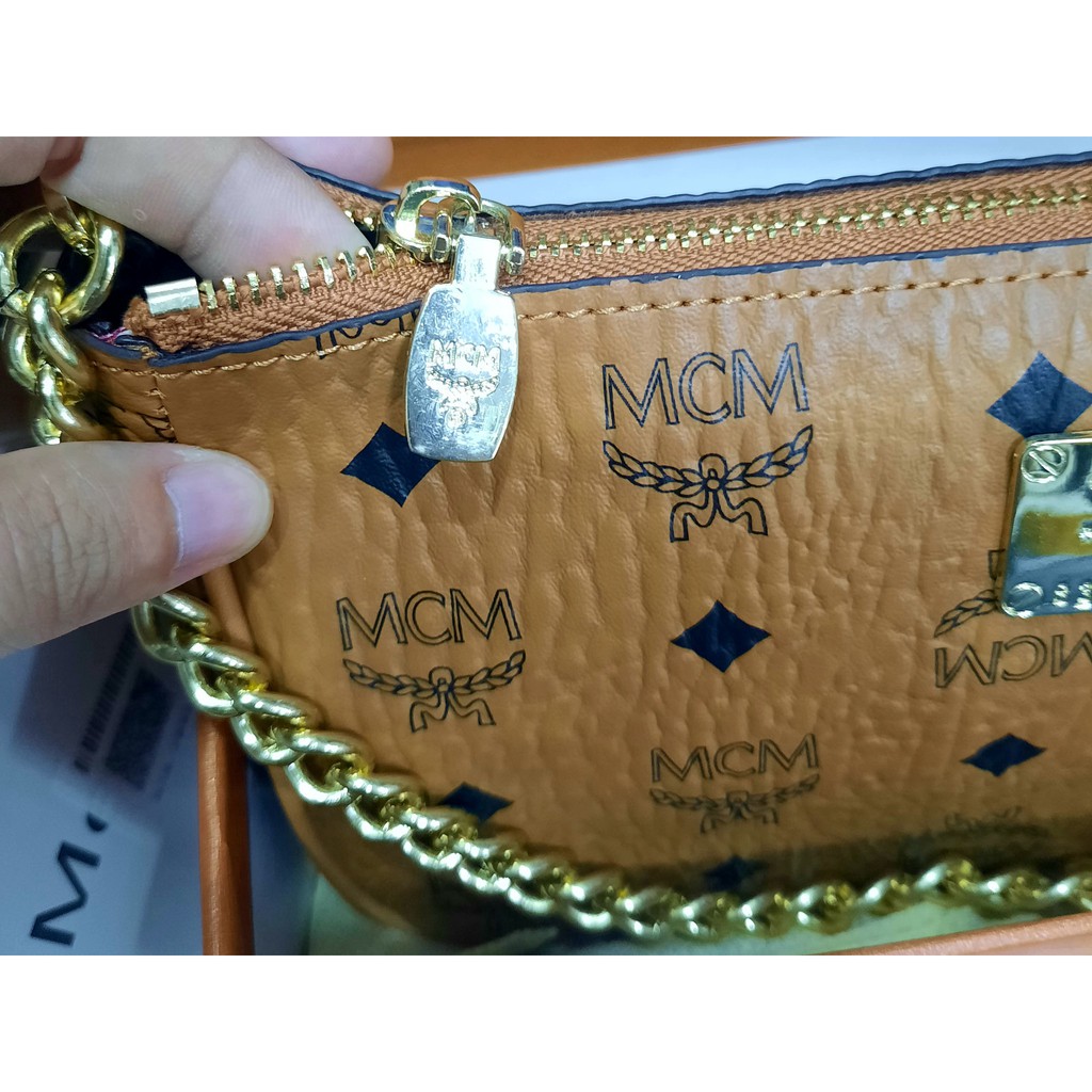 TÚI XÁCH NỮ FULLBOX MINI KẸP NÁCH MCM CAO CẤP