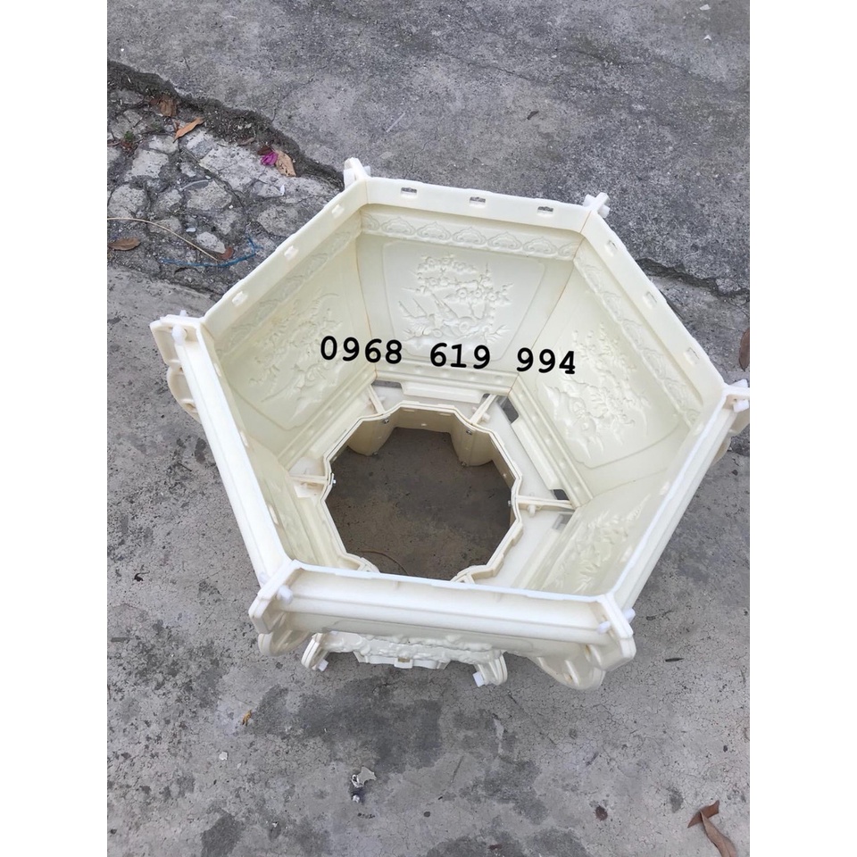 Khuôn Đúc Chậu Lục Giác Chum 55 Kèm Đôn Kỷ Abs