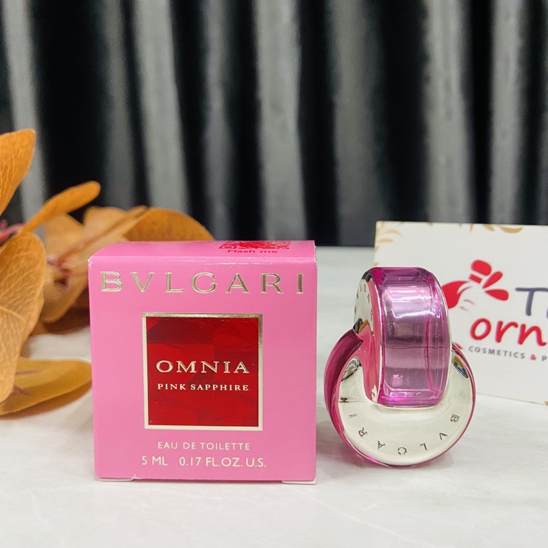 [Tặng Kèm Quà]Nước Hoa Nữ Bvl Omnia Fine Sapphire EDT 5ml Chính Hãng