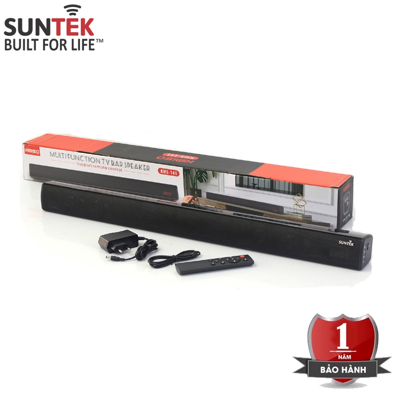 Loa Thanh Soundbar TV Bluetooth Speaker SUNTEK KMS-141 40W - Âm Thanh Vòm cho TV, Máy Tính - Hàng Chính Hãng