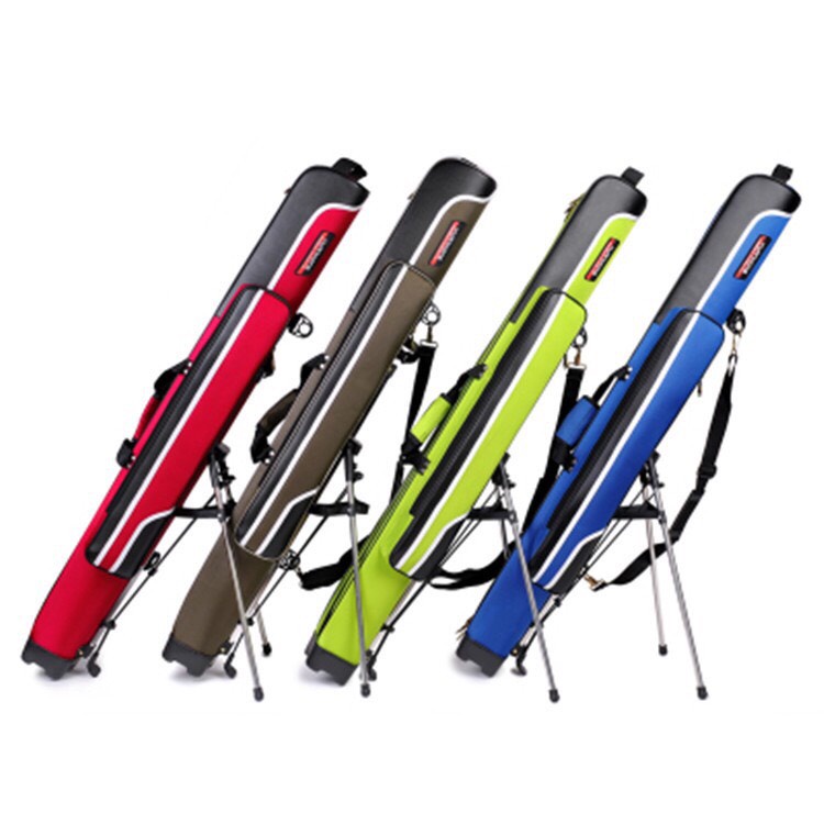 Bao đựng cần 1m25  2 ngăn, có chân chống, bao đựng cần câu đài