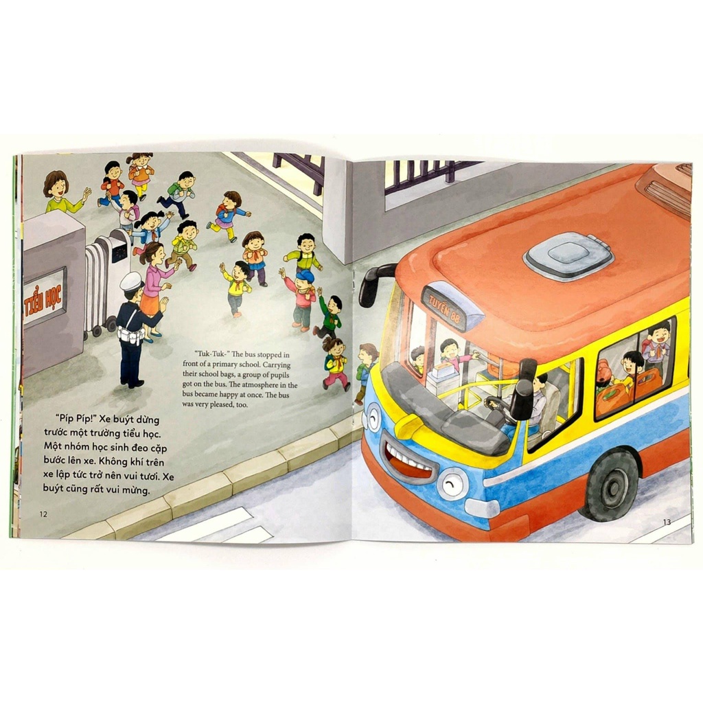 Sách Thế Giới Xe Cộ (bộ 8 cuốn) song ngữ NXB Kim Đồng